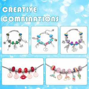 Premium 110pcs DIY Friendship Bracelet Making Kit Kids Colorful <b>Beads</b> Chain Cute Jewelry Jewelry Making Toys - Product Image 6