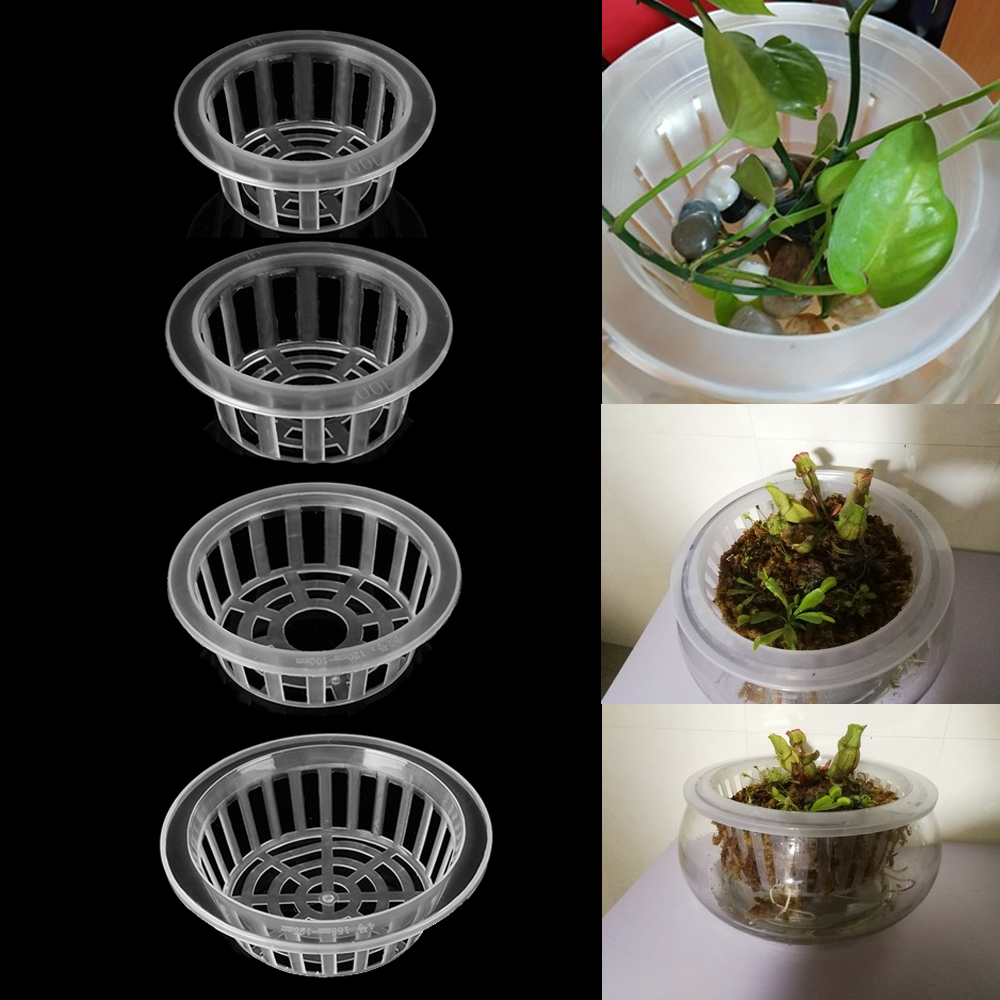 7 inch clear grower pot wholesale