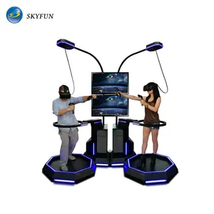 Vr Platform Gevechtsmachine 2 Spelers Lopen Vr Platform Arcade Virtual Reality Game Center