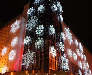 Luz Decorativa LED con Diseño de Copo de Nieve Multicolor Personalizada, IP65, para Interiores/Exteriores, Decoración Navideña, Certificación CE y RoHS - Product Image 1