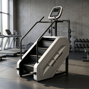 Equipo de Entrenamiento de Resistencia Cardiovascular para Todo el Cuerpo, Simulador de Escaleras Blanco con Amortiguación de Impactos - Product Image 4