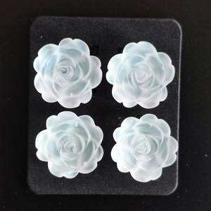 F8ควอตซ์แช่แข็งลายดอกกุหลาบ16มม. 18มม. ทำด้วยมือ - Product Image 5