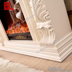 Meilleure vente prix promotionnel! Cheminée électrique personnalisée, couleur OEM, décoration de la maison, pierre, bordures en fonte, décoration, flamme - Product Image 4