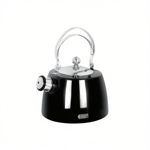 Hervidor de agua Schulte-U Flute Kettle Louis de acero inoxidable negro para usar en la estufa - Product Image 2