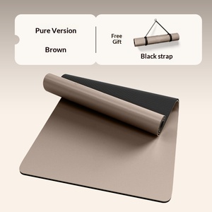 Tapis de yoga haut de gamme en caoutchouc naturel + PU, antidérapant, silencieux, épaissi, élargi, rectangulaire, 183 cm, modèle personnalisé en gros ST009 - Product Image 6