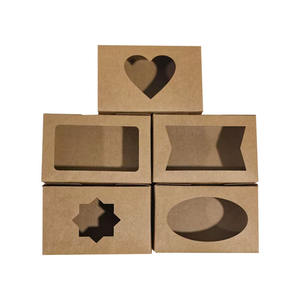 Kotak Kaku Kertas Kraft yang Indah untuk Sabun Permen Roti-Cetak Logo Kustom Offset Kemasan Transparan untuk Pernikahan Pesta - Product Image 2