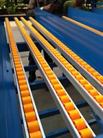 Rouleau en plastique de rail d'écoulement de rouleaux de voie de service léger pour l'entrepôt