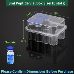 Wholesale Custom 10ml Single Sterile <b>PET</b> Plastic Ecofriendly Recycled Materials Embossing Varnishing Clear Small Vaccine Storage - Product Image 3