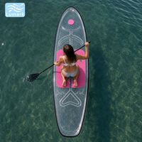 Pagaie de SUP en cristal pour sports nautiques en plein air, logo OEM ODM, de Chine, Lumark, haute transmittance