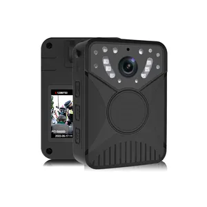1296P Full HD gece görüş taşınabilir Video göğüs kamera maksimum destek 512GB depolama vücuda takılan kamera