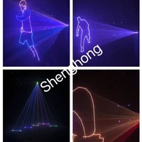 10W Luz láser 40kbs Rgb 10W Animación a todo color Láser Pangolin QS FB3 FB4 Phoenix Laser Software Beyond