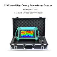 Detector de Agua Subterránea de Alta Densidad de 32 Canales ADMT-400SX-32D, 400m 600m de Profundidad, Buscador de Agua Subterránea para Perforación de Pozos