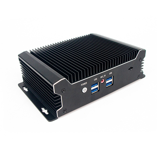 Fanless Industrial PC Mini Core I7 I5 SSD VGA RS232 Embedded Touchscreen USB 3.0 2*LAN N5105 Box Computer Linux/Win10/Win11 1