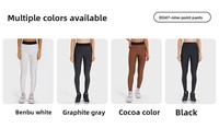Pantalon de yoga taille haute respirant pour le fitness et le rehaussement des fessiers, ensemble de tenue color-block |   Shishi City Diqian Apparel Co Ltd