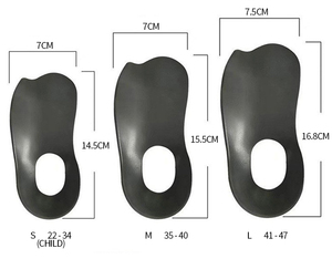 יוניסקס tpr ג 'ל אורתוטי insoles שטוחים טיפול ברגל חכם הביתה הבלעדית נעלי כרית הוספה תמיכת רגליים בריא אורתופדיות - Product Image 3