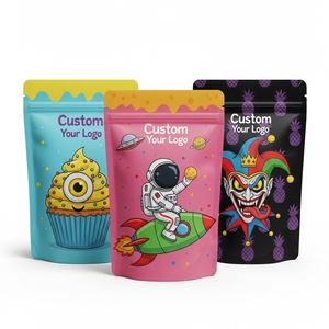 Bolsas de Mylar de 3.5g, 7g y 14g con Cierre Hermético, Impresión Personalizada, Empaque Doypack para Almacenamiento de Hierbas y Galletas - Product Image 1