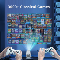 Projecteur de jeu 4K S40 à succès avec manettes, processeur Allwinner H713, Android 11, projecteur Android intelligent portable