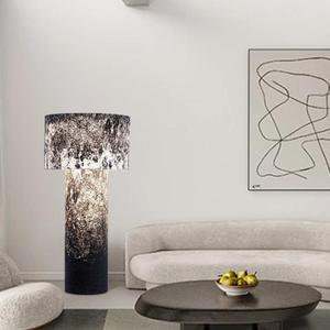 Modern Floor <b>Lamp</b> Textile Shade Led Light Source Multicolored Living Room Bedroom <b>Study</b> Decorative Lighting - Product Image 5