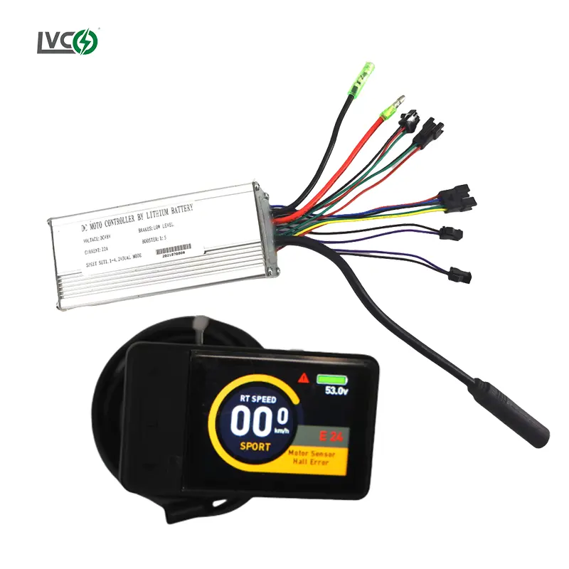 LVCO e-bike accessori LCD colorato piccolo display G31 per ebike con funzione USB 36V 17A controller