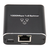 Commutateur Ethernet Gigabit RJ45, adaptateur d'extension LAN Gigabit, connecteur réseau 1000Mbps pour routeur, PC, ordinateur portable, boîtier TV