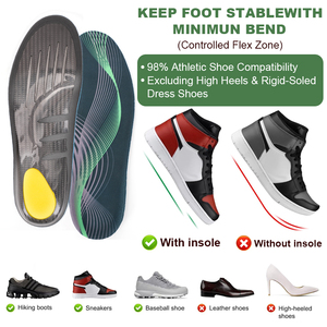 Sol Dalam Sepatu Kustom S-King dengan Logo, Penyerap Guncangan untuk Bola Basket, Sepak Bola, Penyangga Lengkung Kaki, Sol Serat Karbon - Product Image 6