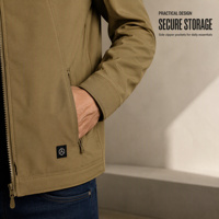 Veste tactique softshell pour homme, coupe-vent, respirante, résistante à l'eau, pour la patrouille, l'entretien et les activités de plein air