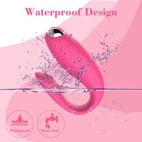 STELLAR PATH Damen U-förmiger Slip-Vibrator aus Silikon + ABS-Material mit Anpassbarer Frequenz, Spermizidfrei für Vibration