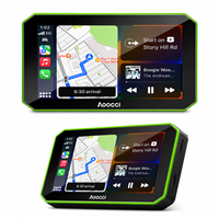 Caméra de tableau de bord pour moto Aoocci avec GPS, CarPlay, Android Auto, écran tactile intelligent