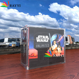 Boîte de protection et d'exposition en acrylique transparente personnalisée RAY YI pour booster box pré-sortie <span class=keywords><strong>STAR</strong></span>/<span class=keywords><strong>WARS</strong></span> Unlimited - Product Image 3