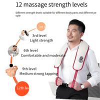 Masseur électrique pour le cou et les épaules avec chaleur, châle de massage Shiatsu pour le dos, pour soulager la douleur, appareil de relaxation corporelle pour la maison et la voiture