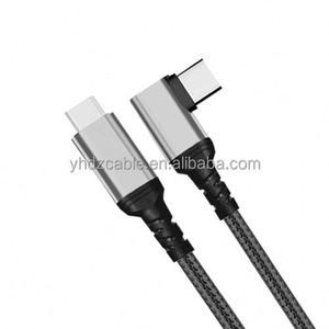 Cable de Datos con Conector Tipo-C Doble de Carga Rápida de 60w 100W, Trenzado de Nailon, para Apple y Huawei, USB, Cobre Puro y Aleación de Aluminio - Product Image 3