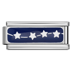 Eagle Workshop Stainless Steel Italian Modular Bracelet Charms Polka Dot Pattern DIY Jewelry Gift for Women Men - Product Image 5