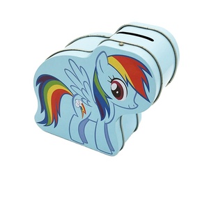 <span class=keywords><strong>Tirelire</strong></span> en métal rectangulaire en forme de <span class=keywords><strong>cheval</strong></span> pour enfant avec graphisme personnalisé - Product Image 1