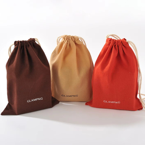 Custom Printed Cotton Drawstring Pouch Soft Canvas <b>Bag</b> Cosmetic Essential Oil Jewelry Packaging Reusable Eco-friendly Small Gift - Product Image 6