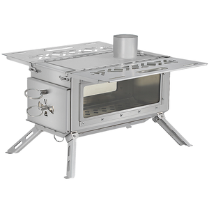 Estufa de Leña Portátil Plegable de Acero Inoxidable Rover Camel, para Acampar al Aire Libre, Picnic, Barbacoa, Capacidad de 4L, Estufa para Tienda de Campaña de Marca Personalizada - Product Image 1