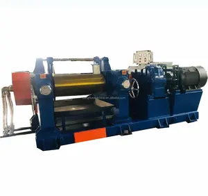 Best choice XK-400 XK-450 plastics PVC PP PE graphene rubber mixing mill Open type roller rubber two roll mixing mill machine