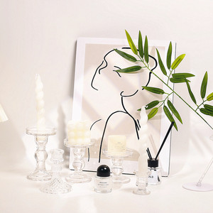 Chandelier en verre européen 10,3 cm, design conique, résistant à la chaleur, décoration d'intérieur, cadeau - Product Image 4