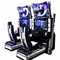 Simulateur de course commercial remis à neuf, machine d'arcade à monnayeur, équipement de jeu de conduite pour centres de divertissement