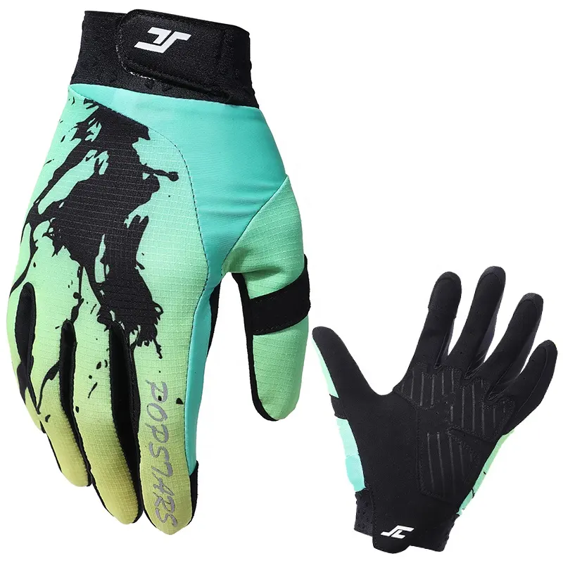 2022 New Style Custom Made MX Motocross Gear Gloves MTB Mountain Bike Gloves ATV Dirt Bike Gloves for Outdoor Racing Off-road