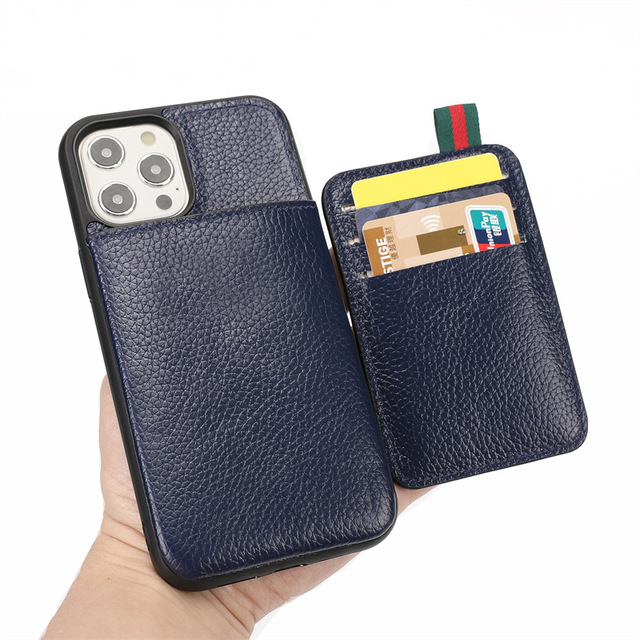 Luxury Leather Wallet Mobile Phone Case for iPhone 16 Pro Max 15 14 13 with Drawstring Split Card Pocket
