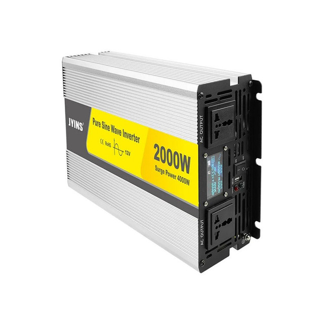 Factory Direct Supply Inversor 12V 24V 48V to 110V 220V Pure Sine Wave Off Grid Inverter 2000w Dc to Ac Power Solar Inverter