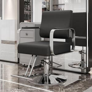 Silla de Salón de Belleza de Cuero Moderna y Económica, Precio de Fábrica al por Mayor, Silla de Barbero Hidráulica para Peluqueros - Product Image 3