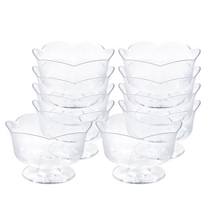 Gobelet en plastique à dentelle créative Tasses en plastique pour table à dessert Gobelet jetable rond à double peau Tasse à lait en <span class=keywords><strong>mousse</strong></span> Tasses en plastique - Product Image 3