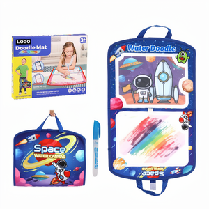 Sac de voyage éducatif portable Aqua <span class=keywords><strong>Magic</strong></span> Water Doodle Drawing avec tapis et stylos magiques pour enfants - Product Image 1