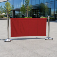 Barrière de file d'attente en acier inoxydable Xuxuan de haute qualité pour café