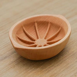 Plateau à fruits en bois massif Qiqi, forme irrégulière, fait main, pour la maison et les fêtes - Product Image 4