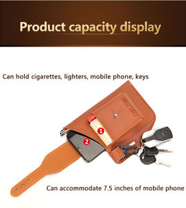 Portefeuille élégant vintage pour hommes en cuir PU pour téléphone portable Fanny Pack Portefeuille de loisirs multifonctionnel de grande capacité - Product Image 5