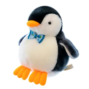 Nouveau cadeau mignon de poupée de pingouin de noeud papillon pour le cadeau de la Saint-Valentin mignon jouet en peluche couple pingouin