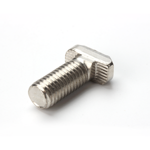 DIN 186 Carbon Steel Nickel Plated <strong>T</strong>-head <strong>Bolts</strong> Square Neck <strong>T</strong> <strong>Bolts</strong> Hammer Head Screws - Product Image 4