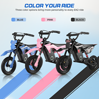 Moto électrique tout-terrain pour jeunes Valtinsu Dirt Bike 36V 500W 15Mph Mini Pit Bike